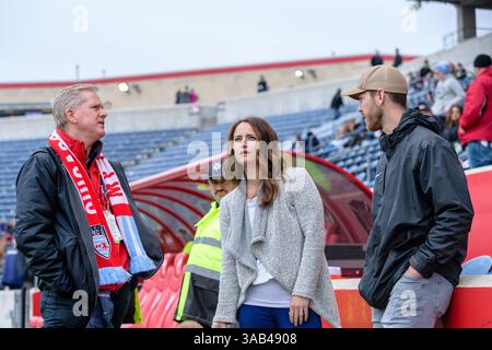 12 mai 2018 - Bridgeview, Illinois, États-Unis - Bridgeview, il - samedi 12 mai 2018 : Chicago Red Stars vs Houston Dash au Toyota Park. (Crédit image : © Daniel Bartel/ISIPhotos via ZUMA Wire) Banque D'Images