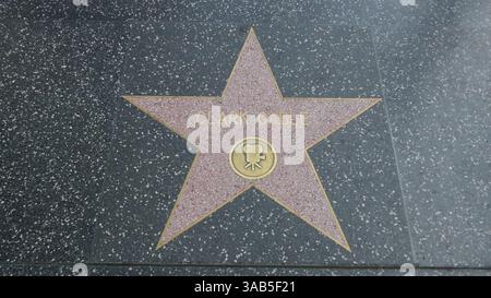 Los Angeles, Californie, USA 31 mars 2025 acteur Clark Gable Hollywood Walk of Fame Star sur Vine Street le 31 mars 2025 à Los Angeles, Californie, USA. Photo de Barry King/Alamy Stock photo Banque D'Images