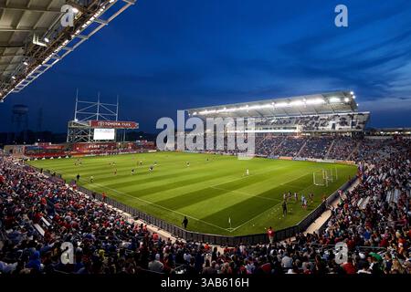 9 juin 2018 - il, USA - Bridgeview, il - samedi 09 juin 2018 : le Chicago Fire joue la New England Revolution dans un match de la Major League Soccer (MLS) au Toyota Park. (Crédit image : © Robin Alam/ISIPhotos via ZUMA Wire) Banque D'Images