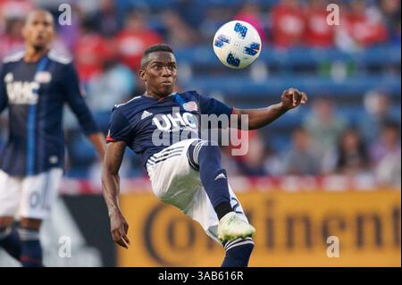 9 juin 2018 - il, USA - Bridgeview, il - samedi 09 juin 2018 : le Chicago Fire joue la New England Revolution dans un match de la Major League Soccer (MLS) au Toyota Park. (Crédit image : © Robin Alam/ISIPhotos via ZUMA Wire) Banque D'Images