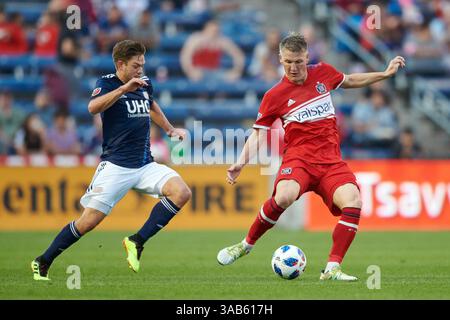 9 juin 2018 - il, USA - Bridgeview, il - samedi 09 juin 2018 : le Chicago Fire joue la New England Revolution dans un match de la Major League Soccer (MLS) au Toyota Park. (Crédit image : © Robin Alam/ISIPhotos via ZUMA Wire) Banque D'Images