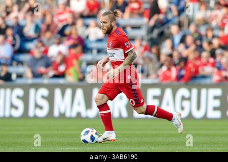 9 juin 2018 - il, USA - Bridgeview, il - samedi 09 juin 2018 : le Chicago Fire joue la New England Revolution dans un match de la Major League Soccer (MLS) au Toyota Park. (Crédit image : © Robin Alam/ISIPhotos via ZUMA Wire) Banque D'Images