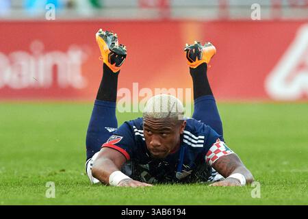 9 juin 2018 - il, USA - Bridgeview, il - samedi 09 juin 2018 : le Chicago Fire joue la New England Revolution dans un match de la Major League Soccer (MLS) au Toyota Park. (Crédit image : © Robin Alam/ISIPhotos via ZUMA Wire) Banque D'Images