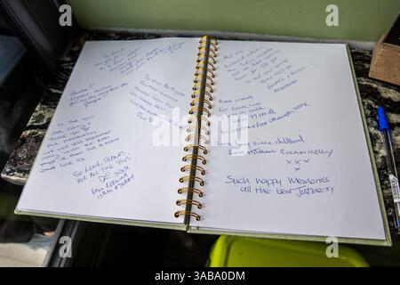 Harringtons Eel, Pie & Mash shop à Tooting le dernier jour. Banque D'Images