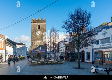 Centre-ville de Newton Abbot, Devon, Royaume-Uni Banque D'Images