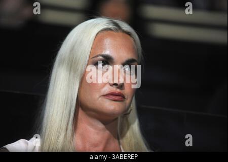 15 mars 2018 - DOSSIER - Vanessa, épouse de Donald Trump Jr., demande le divorce après 12 ans de mariage. PHOTO : CLEVELAND, OH - 19 JUILLET : Vanessa Trump le deuxième jour de la Convention nationale républicaine le 19 juillet 2016 à la Quicken Loans Arena à Cleveland, Ohio. On estime que 50 000 personnes sont attendues à Cleveland, dont des centaines de manifestants et de membres des médias... personnes : Vanessa Trump. (Crédit image : © SMG via ZUMA Wire) Banque D'Images