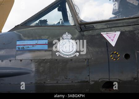 Gloster Meteor F8, Yorkshire Air Museum, Elvington, Yorkshire, Angleterre, Royaume-Uni Banque D'Images