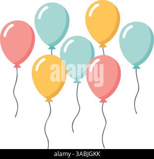 Icône bulles flottantes. Illustration de Vecteur