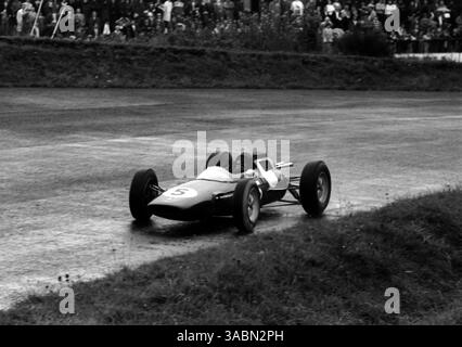 Jim Clark (GBR) Lotus 25 a terminé quatrième... Grand Prix d'Allemagne, Nurburgring, 5 août 1962. (Crédit image : ©Sutton Motorsports/ZUMA Press) Banque D'Images