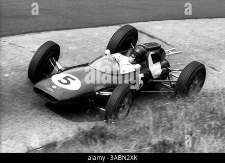 Jim Clark (GBR) Lotus 25 a terminé quatrième... Grand Prix d'Allemagne, Nurburgring, 5 août 1962. (Crédit image : ©Sutton Motorsports/ZUMA Press) Banque D'Images