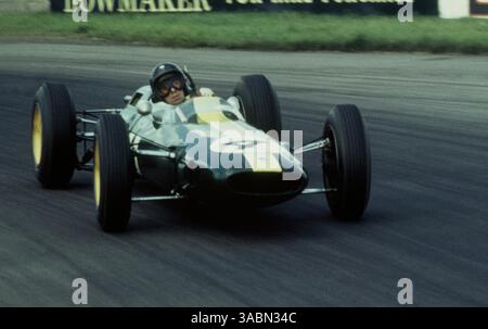 Vainqueur de la course Jim Clark (GBR) Lotus 25...Grand Prix de Grande-Bretagne, Silverstone, 20 juillet 1963. (Crédit image : ©Sutton Motorsports/ZUMA Press) Banque D'Images