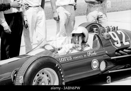 Jim Clark (GBR) Lotus Ford...Indianapolis 500, Indianapolis, États-Unis. ..30 mai 1963. (Crédit image : ©Sutton Motorsports/ZUMA Press) Banque D'Images