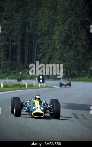 Jim Clark (GBR) Lotus Ford 49, 6ème place...Championnat du monde de formule 1, RD4, Grand Prix de Belgique, Spa Francorchamps, Belgique. 18 juin 1967...meilleure IMAGE (crédit image : ©Sutton Motorsports/ZUMA Press) Banque D'Images