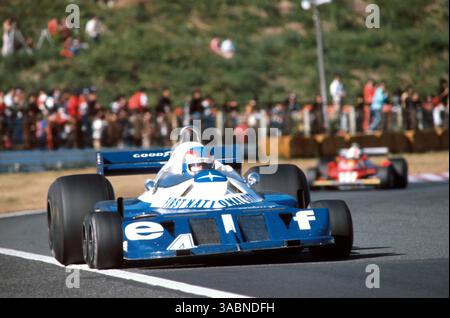 Patrick Depailler(FRA) Tyrrell P34 , 3e place..GP japonais, Fuji, 23 octobre 1977 (image crédit : ©Sutton Motorsports/ZUMA Press) Banque D'Images