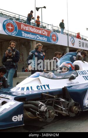 Patrick Depailler(FRA) Tyrrell P34..US GP East, Watkins Glen, 2 octobre 1977 (crédit image : ©Sutton Motorsports/ZUMA Press) Banque D'Images