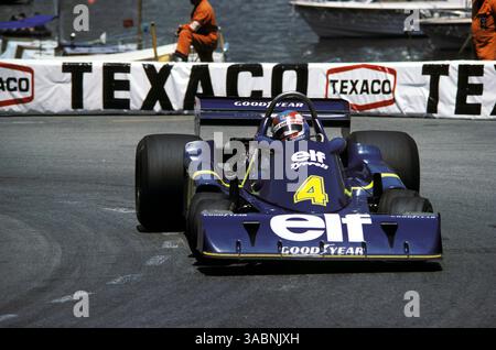 Patrick Depailler (FRA) Tyrrell P34 a terminé troisième. . Grand Prix de Monaco, Rd6, Monte Carlo, 30 mai 1976..meilleure IMAGE (crédit image : ©Sutton Motorsports/ZUMA Press) Banque D'Images