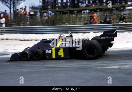 Patrick Depailler (FRA) Tyrrell P34 a terminé troisième. . Grand Prix de Monaco, Rd6, Monte Carlo, 30 mai 1976..meilleure IMAGE (crédit image : ©Sutton Motorsports/ZUMA Press) Banque D'Images
