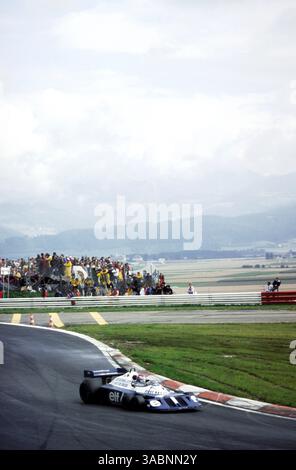 Patrick Depailler (FRA) Tyrrell P34 a terminé la course en treizième position..Grand Prix d'Autriche, Rd 12, Osterreichring, Autriche, 14 août 1977..meilleure IMAGE. (Crédit image : ©Sutton Motorsports/ZUMA Press) Banque D'Images