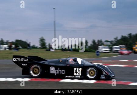 TIFF Needell (GBR) / David Sears (GBR) / Anthony Reid (GBR) Alpha Racing Team Porsche 962C a terminé à la 3ème place..les 24 heures du Mans, le Mans, France, 16-17 juin 1990. (Crédit image : ©Sutton Motorsports/ZUMA Press) Banque D'Images