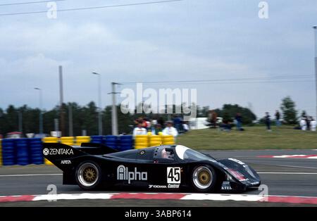 TIFF Needell (GBR) / David Sears (GBR) / Anthony Reid (GBR) Alpha Racing Team Porsche 962C a terminé à la 3ème place..les 24 heures du Mans, le Mans, France, 16-17 juin 1990. (Crédit image : ©Sutton Motorsports/ZUMA Press) Banque D'Images