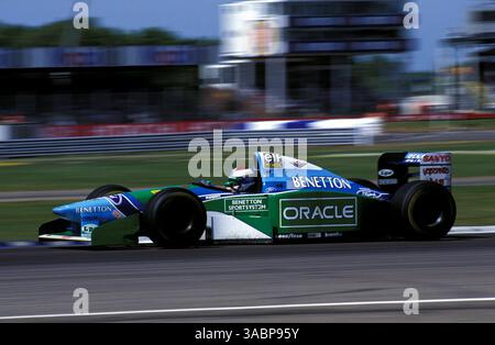 Jos Verstappen (NED) Benetton Ford B194 a terminé en 8h..Championnat du monde de formule 1, Rd8, Grand Prix de Grande-Bretagne, Silverstone, Angleterre, 10 juillet 1994. (Crédit image : ©Sutton Motorsports/ZUMA Press) Banque D'Images