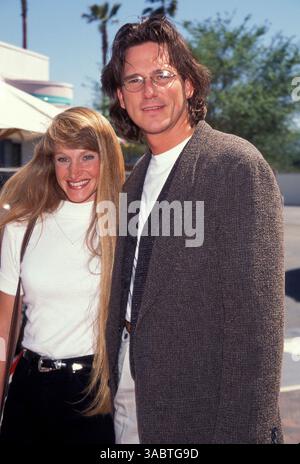 23 avril 1996 - Universal City, CA, États-Unis - acteur BILLY DEAN avec sa femme Cathy au Country Star Music Lunch en l'honneur d'ACM. (Crédit image : © Kathy Hutchins/ZUMA Press) Banque D'Images