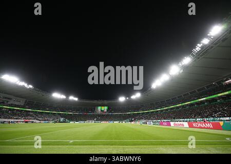 Stade Ajinomoto, Tokyo, Japon. 2 avril 2025. Vue générale, 2 AVRIL 2025 - Football/Football : match de Ligue J1 2025 entre Tokyo Verdy 2-2 FC Tokyo au stade Ajinomoto, Tokyo, Japon. Crédit : MATSUO. K/AFLO SPORT/Alamy Live News Banque D'Images