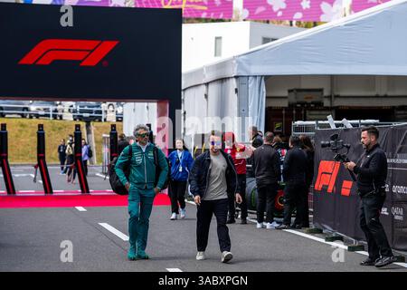 FERNANDO ALONSO (SPA) d'Aston Martin #14 lors de la JOURNÉE MÉDIA DU GRAND PRIX DU JAPON LENOVO 2025 DE FORMULE 1 sur le circuit international de Suzuka, Suzuka, Japon, le 3 avril 2025. Photo Antoine Lapeyre/ABACAPRESS Banque D'Images