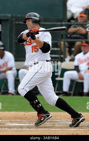 19 mars 2008 - Lauderdale, Florida, USA - KEVIN MILLAR #15 des Orioles de Baltimore en action lors de la victoire de Louis Cardinals 12-3 sur les Orioles à ft. Lauderdale Stadium. (Crédit image : © J.C. Ridley/Cal Sport Media/ZUMA Press) Banque D'Images