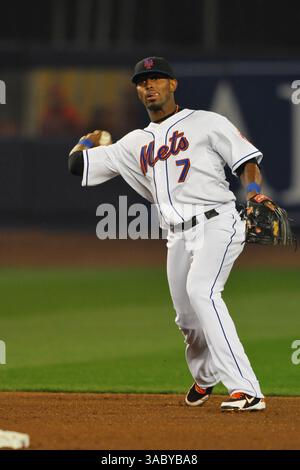 10 avril 2008 - Queens, New York City, NY, États-Unis - les mets de New York accueillent les Philadelphia Phillies au Shea Stadium dans le Queens, New York. (Crédit image : © Cal Sport Media/ZUMA Press) Banque D'Images