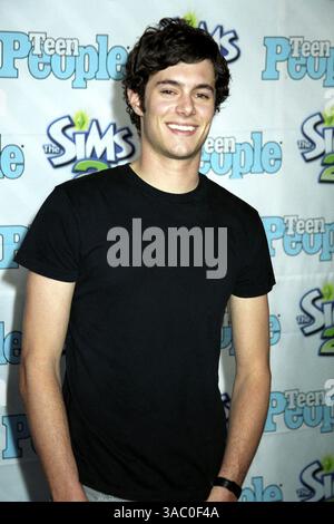 07 août 2004 ; Hollywood, CA, États-Unis ; L'acteur ADAM BRODY à la fête des adolescents 2004 dans les collines d'Hollywood. Banque D'Images