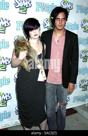 07 août 2004 ; Hollywood, CA, États-Unis ; KELLY OSBOURNE à la fête des adolescents 2004 à Hollywood Hills. Banque D'Images