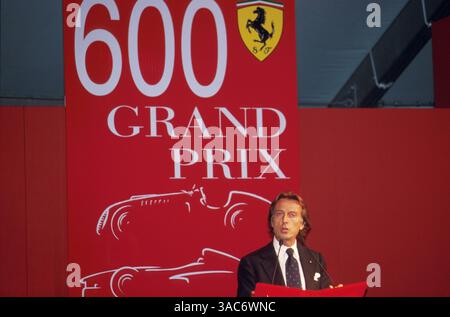 Luca di Montezemolo (ITA) Ferrari Président célèbre 600 GP pour Ferrari..Championnat du monde de formule 1, Rd 14, Grand Prix d'Italie, Monza, Italie, 13 septembre 1998 (crédit image : ©Sutton Motorsports/ZUMA Press) Banque D'Images