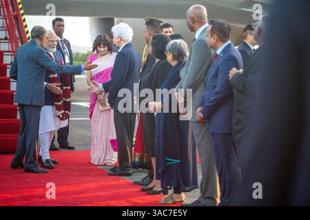 Shri Narendra Modi effectuera une visite d’Etat à Maurice du 11 au 12 mars 2025, pour assister aux célébrations de la Fête nationale de Maurice le 12 mars Banque D'Images