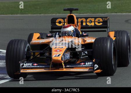 Jos Verstappen (NED) Arrows Asiatech A22..British Grand Prix Qualifying, Silverstone 14 juillet 2001..IMAGE NUMÉRIQUE (crédit image : ©Sutton Motorsports/ZUMA Press) Banque D'Images