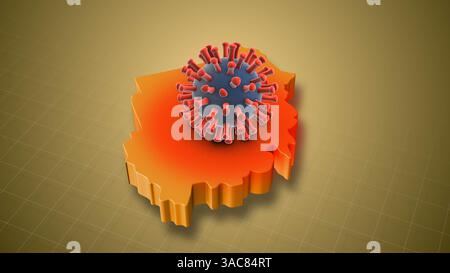 Augmentation des cas d'infection par le VPH dans tout le pays soudanais Banque D'Images