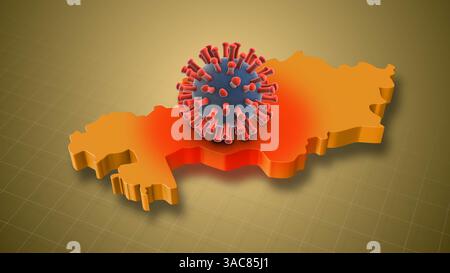 Augmentation des cas d'infection par le VPH dans le Kazakhstan Banque D'Images