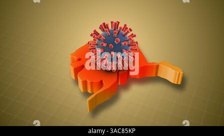 Augmentation des cas d'infection à HMPV dans le pays de l'Alaska Banque D'Images