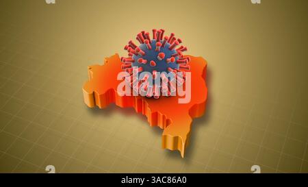 Augmentation des cas d'infection à HMPV dans le pays brésilien Banque D'Images