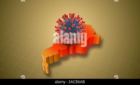 Augmentation des cas d'infection à HMPV dans le pays argentin Banque D'Images