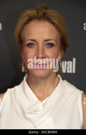 Annika Ernst, BLINDGAeNGER, appel photo pour la première et l'ouverture du festival du film achtung berlin au Colosseum, Berlin, 02.04.2025 Banque D'Images