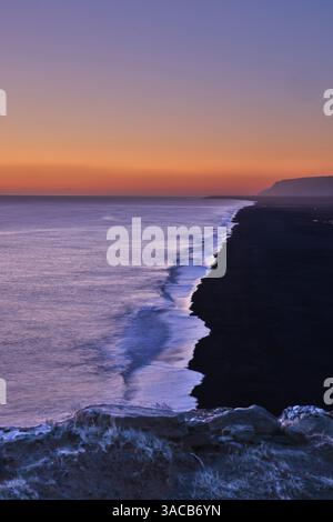 Islande, Vik. Phare de Dyrholaey Banque D'Images