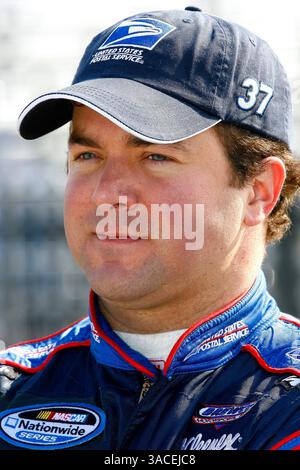 22 mars 2008 - Pepsi 300 présenté par Kroger Nashville Superspeedway, Lebanon, TN. Brad Baker lors des qualifications pour le Pepsi 300 au Superspeedway de Nashville. (ASP photo/Russell LaBounty)(crédit image : © PHOTOGRAPHER/Cal Sport Media) Banque D'Images