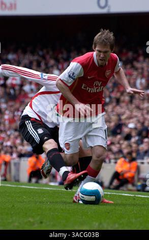 05 avril 2008 - Londres, Angleterre, Royaume-Uni - ALEXANDER HLEB #13 d'Arsenal lors du match de premier League de Barclay entre Arsenal et Liverpool à l'Emirates Stadium de Londres. Liverpool a égalé Arsenal 1-1. (Crédit image : © Stuart Crump/Cal Sport Media/ZUMA Press) Banque D'Images