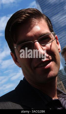 22 août 2006, New York. Michael Arad, architecte du mémorial du WTC. (Crédit image : © Sharkpixs/ZUMA Press) Banque D'Images