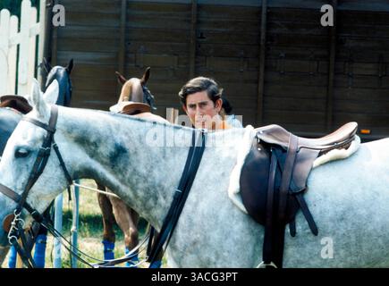 Jan 01, 1970 - Londres, Angleterre, Royaume-Uni - LE PRINCE CHARLES a mené une vie mouvementée en attendant d'être roi. Sur des sujets qui lui tiennent à cœur, comme l’architecture, l’agriculture biologique, la guérison par thérapie alternative et la médecine homéopathique, il peut être aussi franc que son père. Il a fait carrière dans les Forces armées, il a été un parent célibataire et a été le premier membre de la famille royale à apprendre le gallois. Il peint, il écrit des livres, et il recueille 100 millions de livres par an avec ses œuvres caritatives. (Crédit image : © Keystone Pressedienst/ZUMA Press) RESTRICTIONS : * Allemagne droits EXCLUS * (FICHIER PHOTO : date exacte et loca Banque D'Images