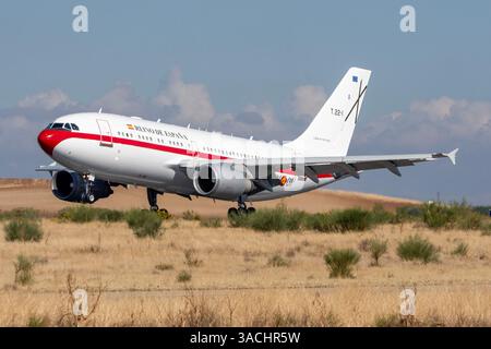 Avion de ligne de l'armée de l'air espagnole, armée de l'air. Transport officiel. Airbus A310. Banque D'Images