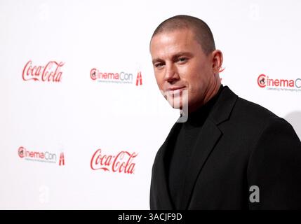 Las Vegas, États-Unis. 03rd Apr, 2025. Channing Tatum à la CinemaCon 2025 - Big Screen Achievement Awards qui se sont tenus au Colisée du Caesars Palace le 3 avril 2025 à Las Vegas, Nevada © JPA/AFF-USA.com crédit : AFF/Alamy Live News Banque D'Images