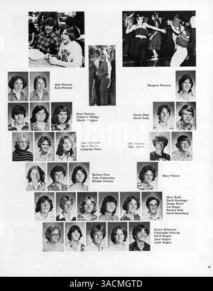 L'annuaire Wahian 1979 capture l'année scolaire à Washburn High, y compris les étudiants, les professeurs, les clubs, les sports, et des événements importants de 1978-1979. Banque D'Images