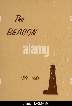 L'annuaire Beacon 1959-1960 de la Sainteté Methodist School of Theology documente les étudiants diplômés, les professeurs et les événements clés des années académiques 1958-1959 et 1959-1960. Banque D'Images
